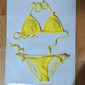 L Yellow Bikini 👙 Aqua Funky